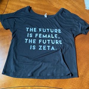 ZTA bella canvas slouchy tee